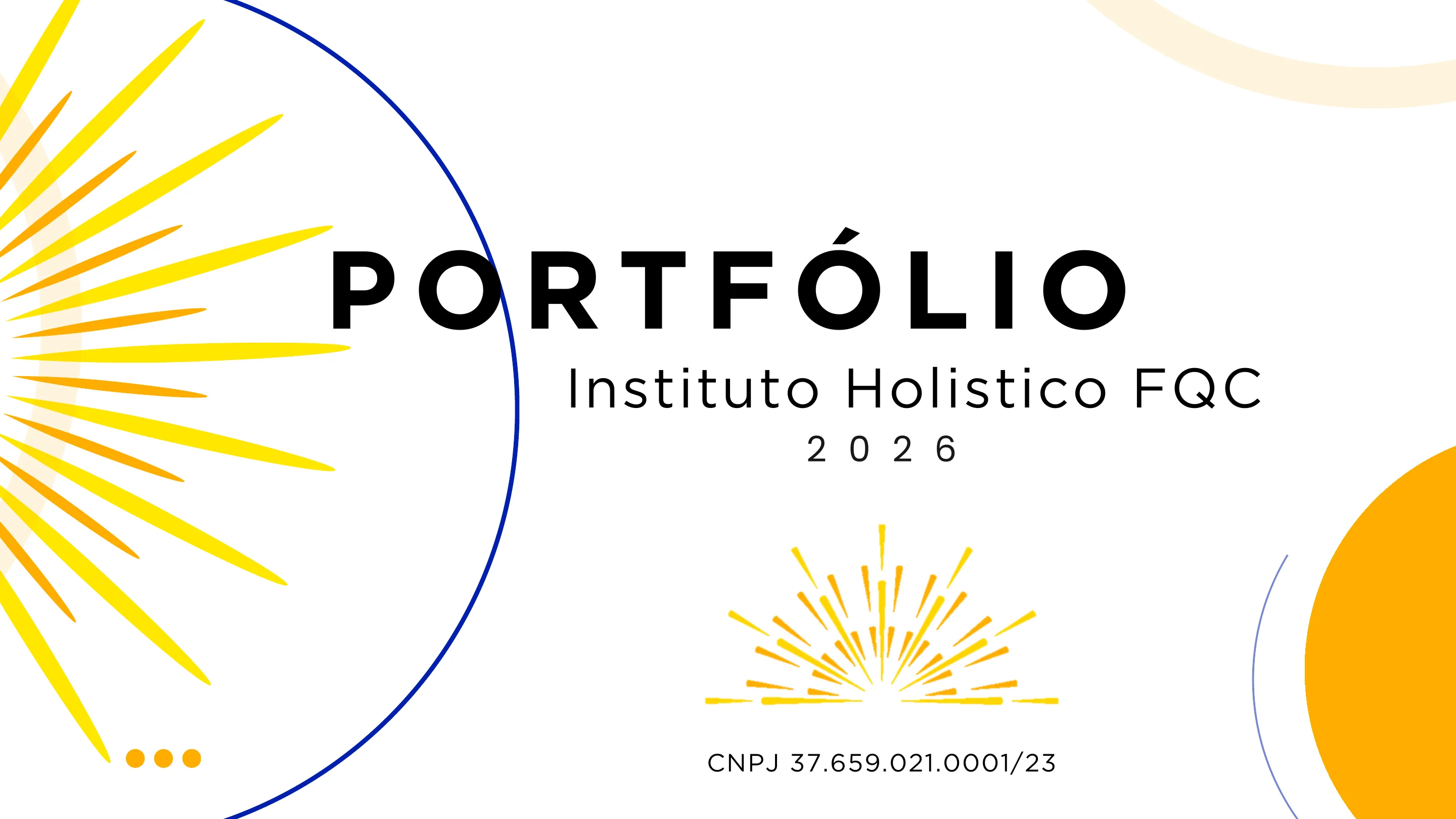 Página 1 do Portfólio FQC 2026
